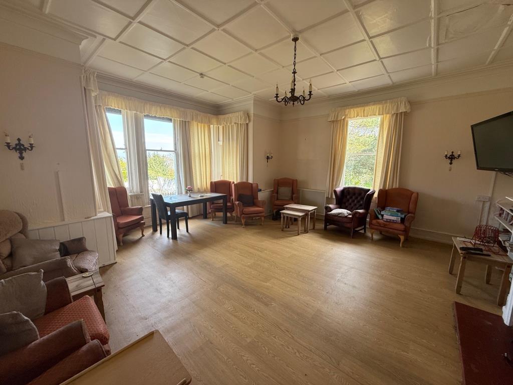 Lot: 105 - FORMER CARE HOME WITH CONSENT FOR CONVERSION TO NINE APARTMENTS - One of the Large Rooms on the Ground Floor